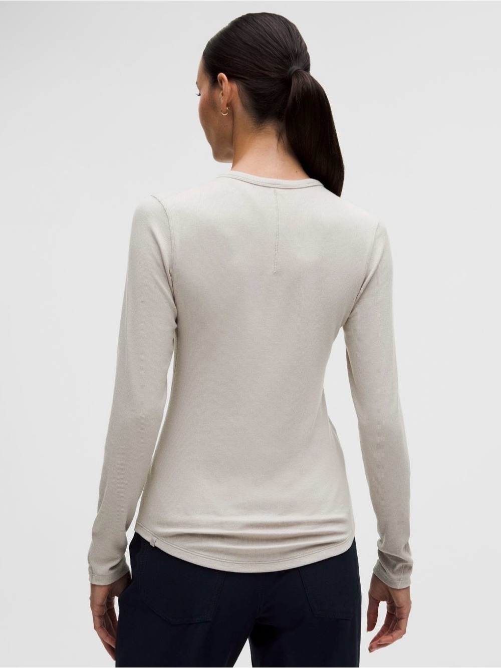 Lululemon Ribbed Long Sleeve Size 12 - Picture 2 of 6